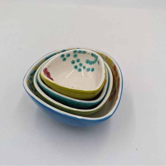 Anthropologie Painted Rainbow Colorful Dots
Measuring Cups - Picture 4 of 5